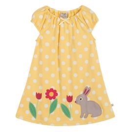 Frugi Little Lola Dress (Yellow)