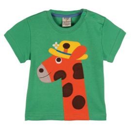 Frugi Organic T-shirt – Giraffe