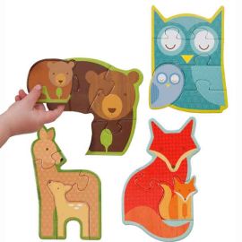 Petit Collage Forest Babies Puzzle