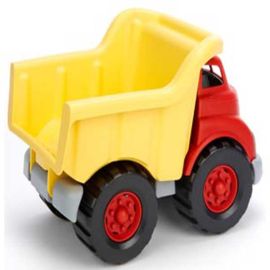 Green toys dump truck back