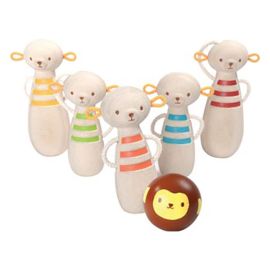 Plan Toys Monkey Bowling