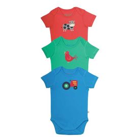 Frugi Organic Cotton Onesies Farmfriends