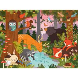 Petitcollage Enchanted Woodland Floor Puzzle
